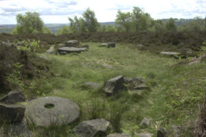 Grindleford Quarry Millstones