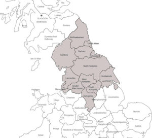 Counties Map North